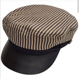 Striped Greek Fisherman Cap